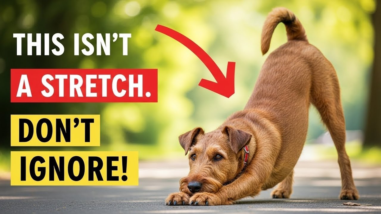 🐶 If Your Dog Stretches When They See You… This Is What It Really Means