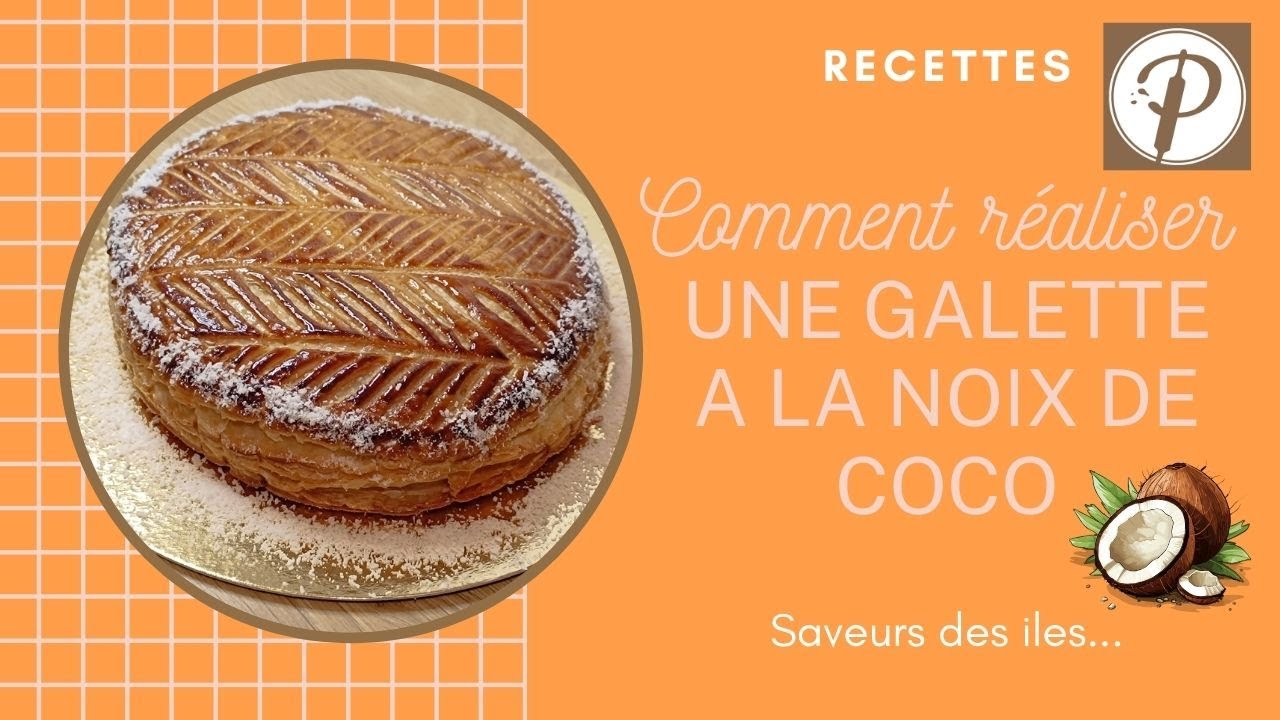 La galette à la noix de coco