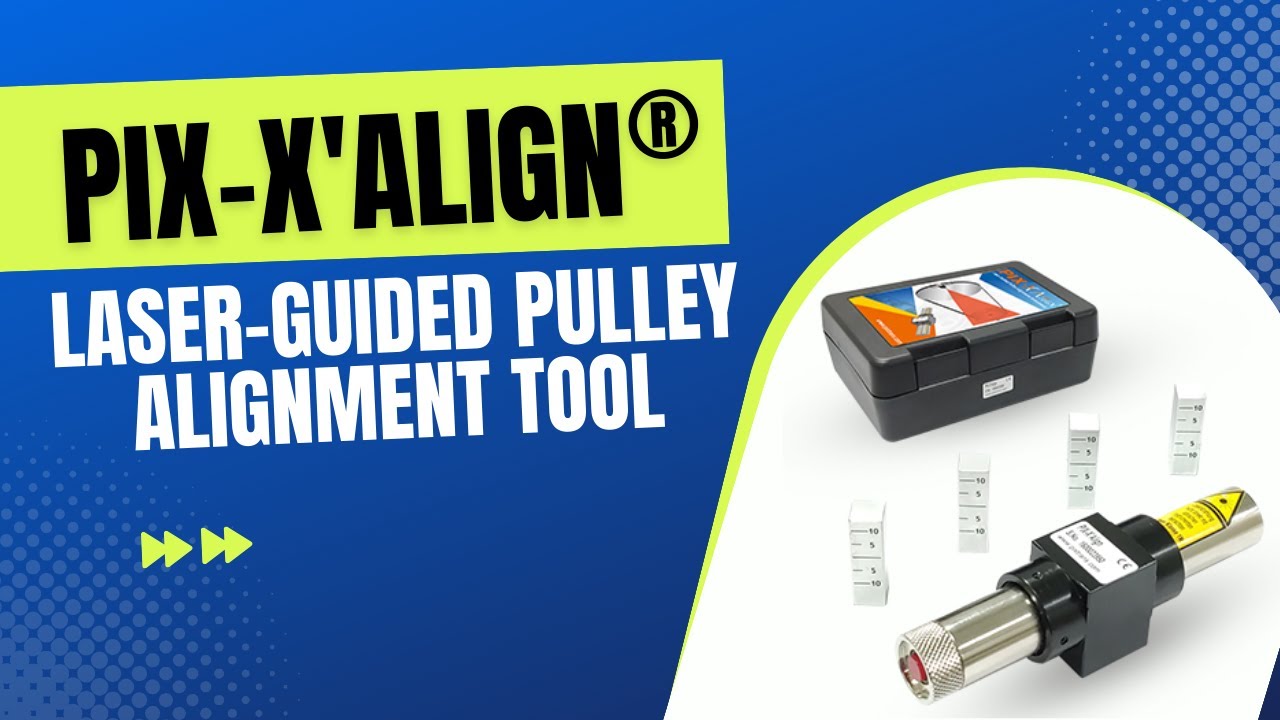 Achieve Precision with PIX X'Align Laser Guided Pulley Alignment Tool