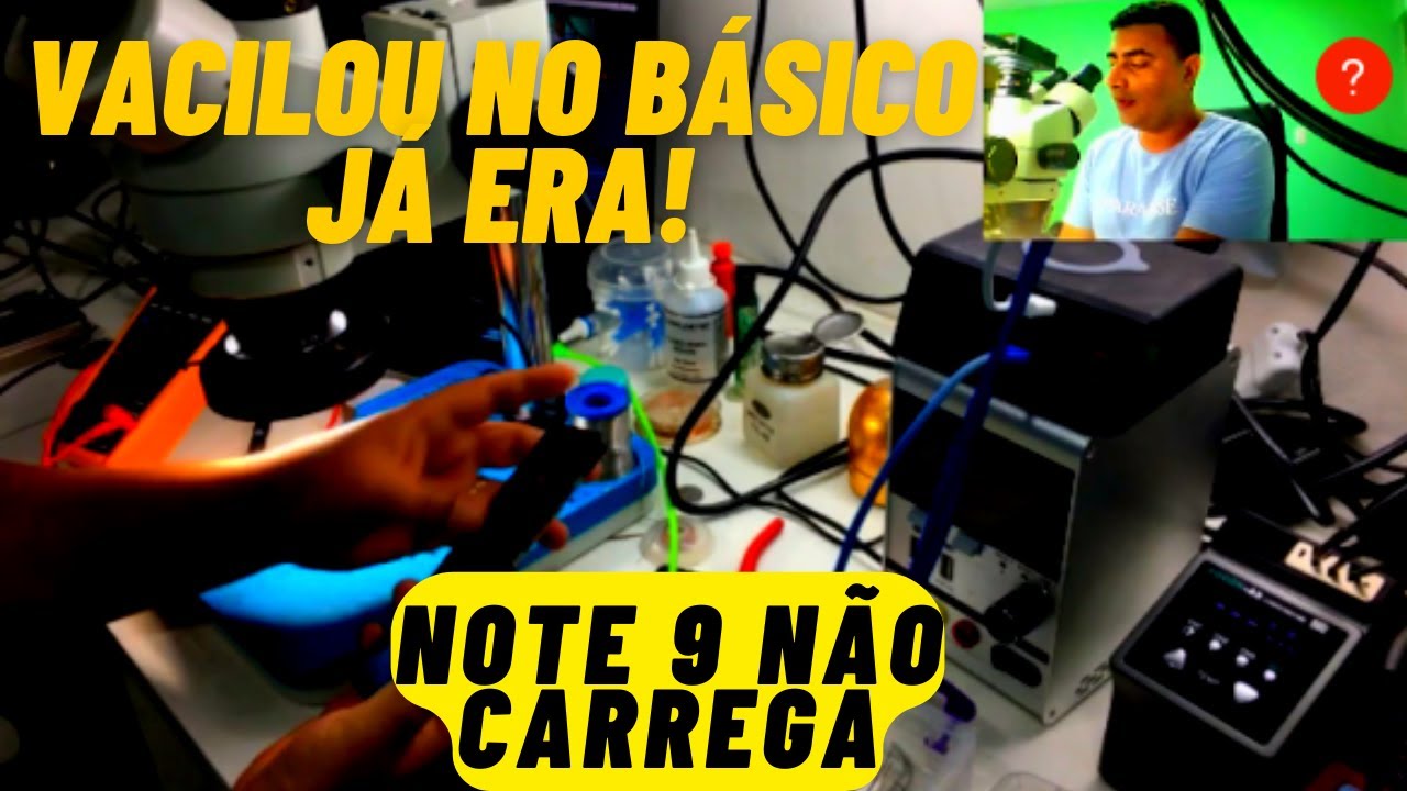REDMI NOTE 9 NÃO LIGA NEM CARREGA.
