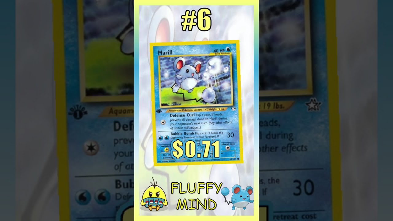 Top 10 MARILL Pokemon Cards 