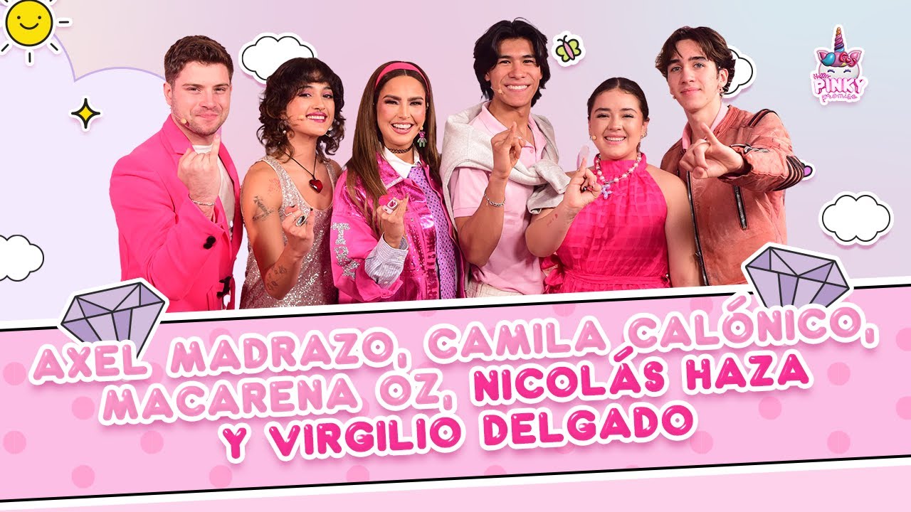 Maca Oz, Camila Calónico, Virgilio Delgado, Nico Haza y Axel Madrazo en Pinky Promise T. 7 - EP. 26