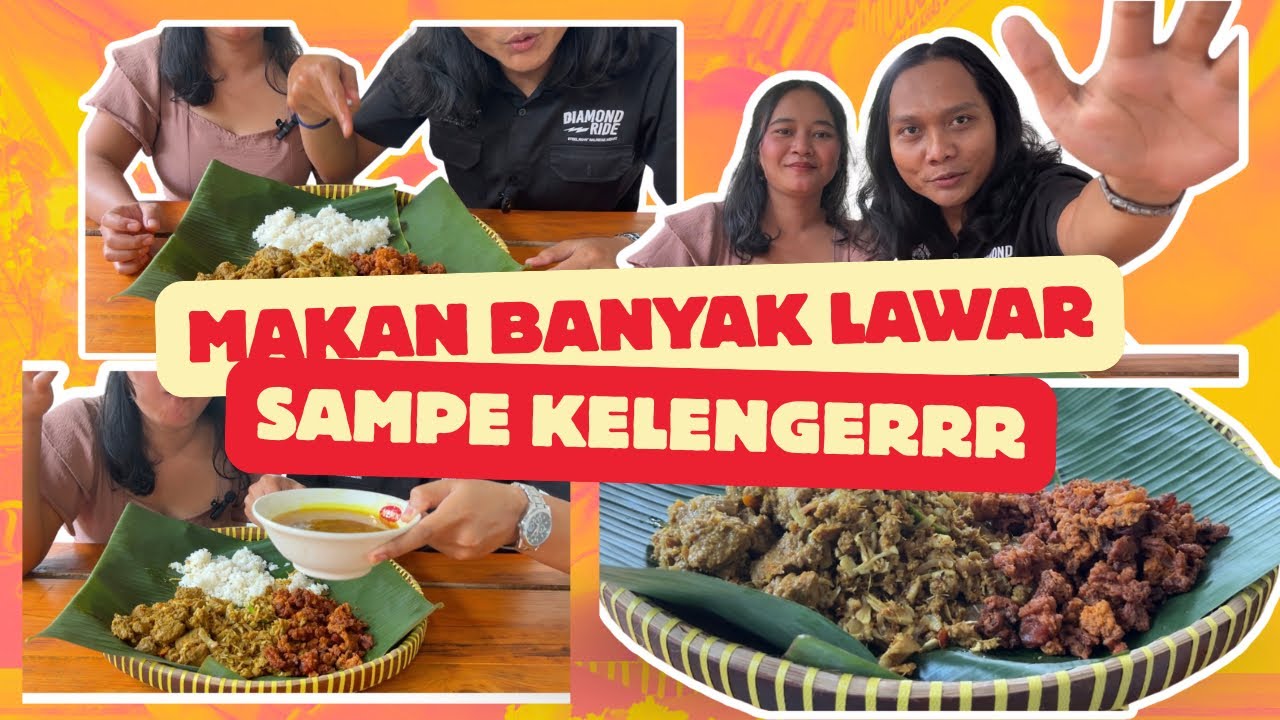Makan dijumah. NASI LAWAR YANG BIKIN KELENGER