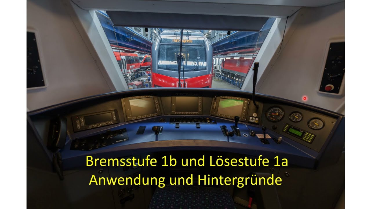 Bremsstufe 1B und Lösestufe 1A. Anwendung und Hintergründe