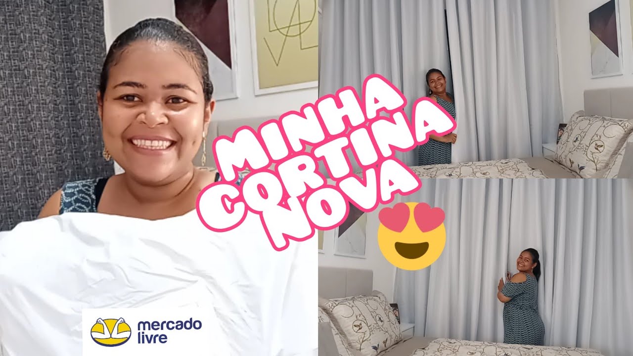 Cortina de tecido Blackout com voil!Comprei no Mercado livre! Vale a Pena?!
