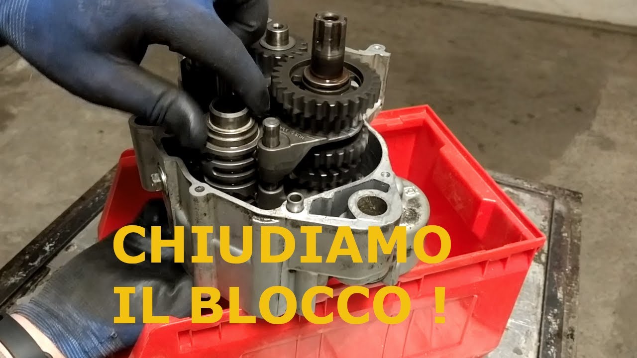 Husqvarna SM 125 - Motore Sbiellato (parte 3) - Basamento, Albero Motore e Cambio