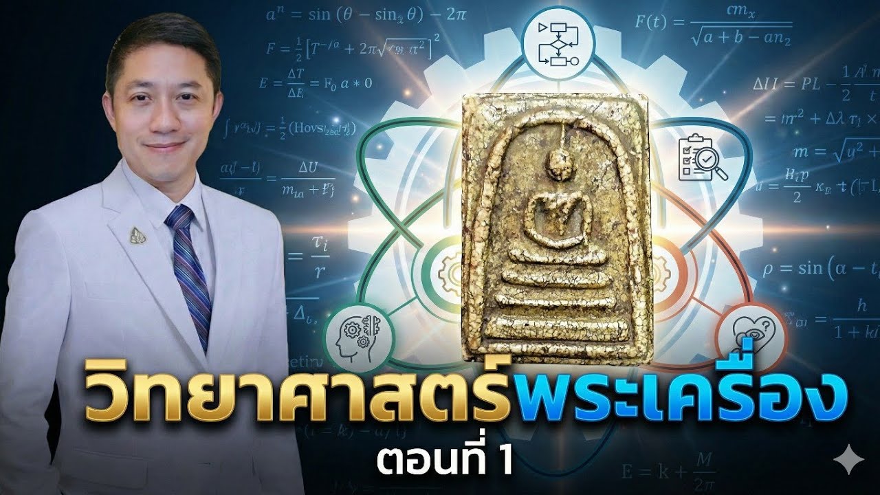 เก็บพระสมเด็จตามตำราEP1,456:วิทยาศาสตร์พระเครื่องตอนที่ 1 หลักวิธีคิด