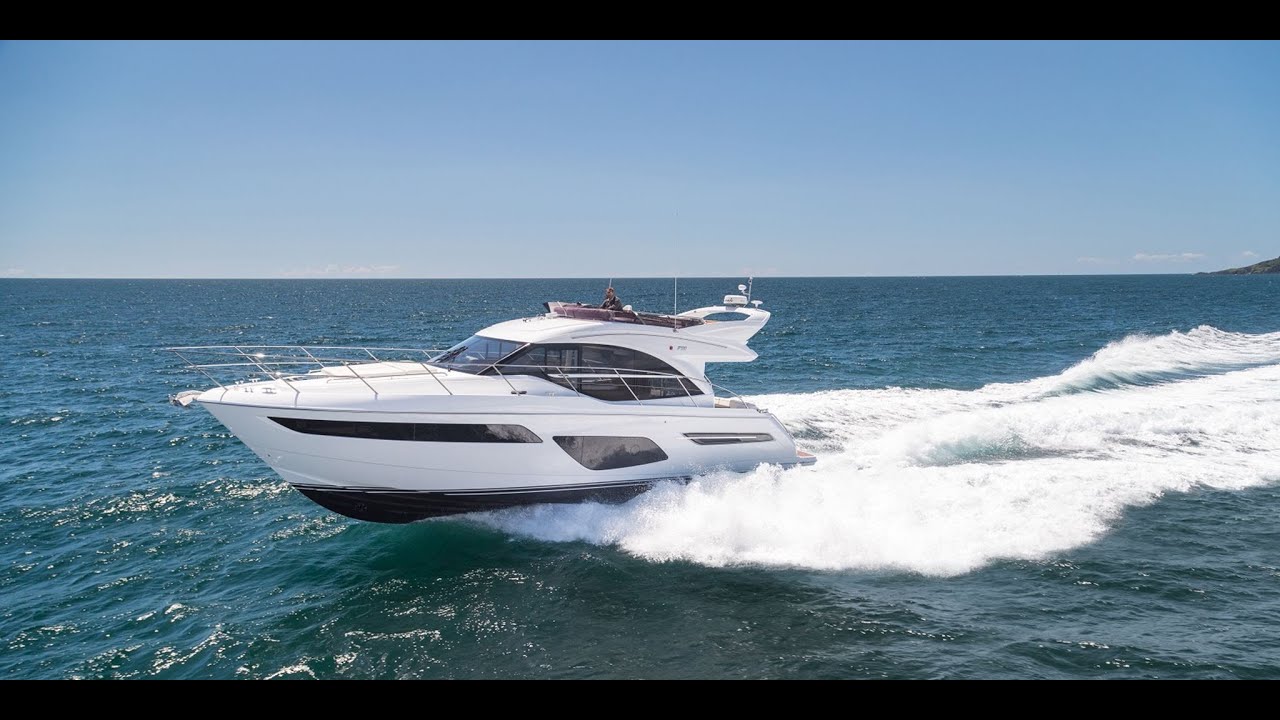 Sea Trial of a 2020 F50 Princess