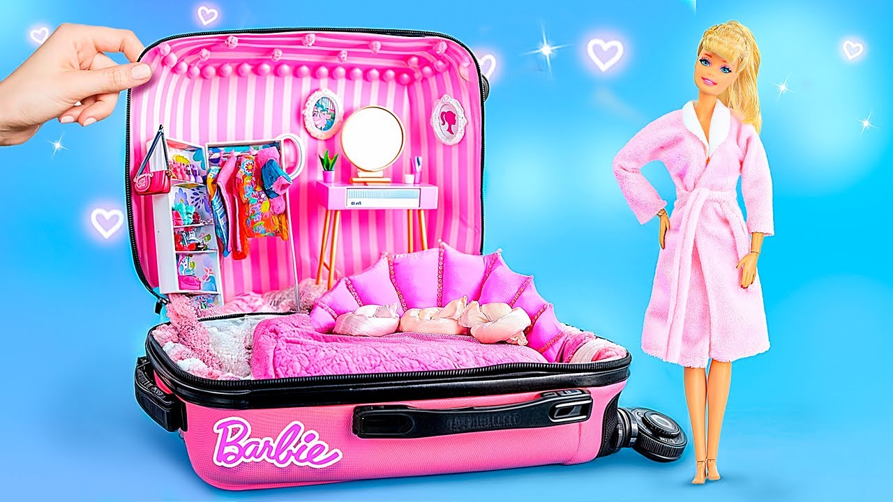 Wir bauen ein erstaunliches Puppenhaus f&uuml;r Barbie! 7 DIYs