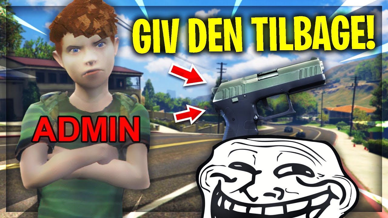 STJÆLER ADMINS PISTOL! - DANSK GTA 5 RP FIVEM