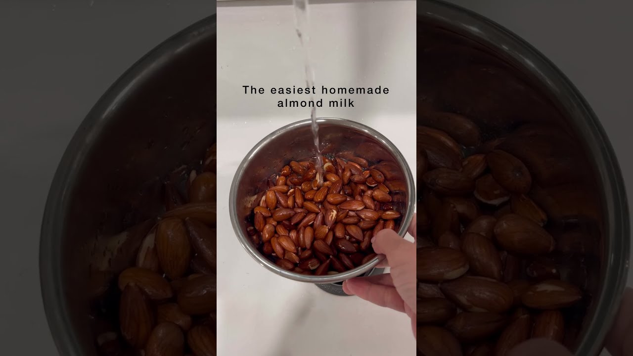 The Easiest Homemade Almond Milk Recipe 🥛