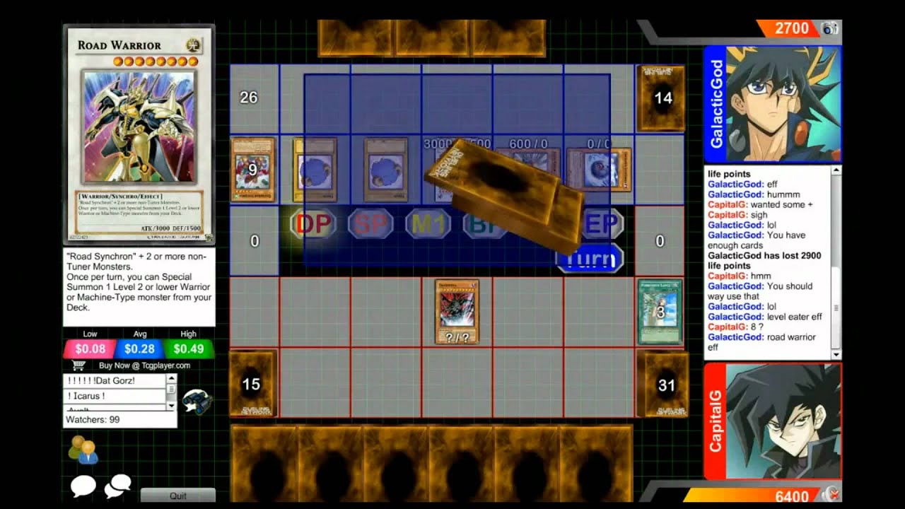 DN Duel: MegaCapitalG vs GalacticGod