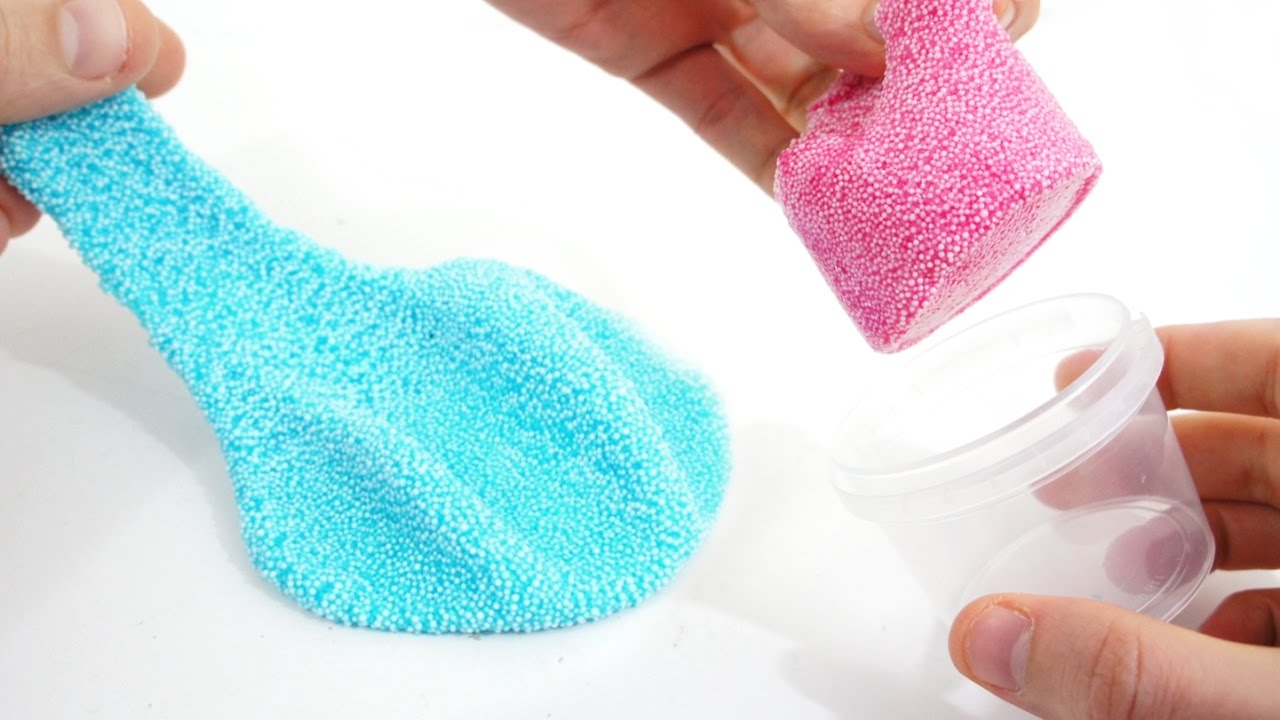 Le floam slime - Slime avec mini billes en polystyrène
