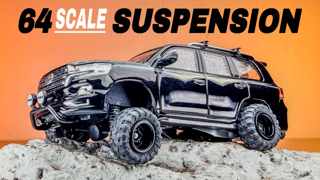 DIY Suspension 1:64 Scale 2016 Toyota Land Cruiser 200 Diecast Custom