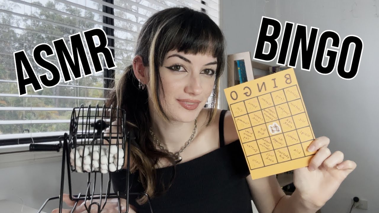 Playing ASMR BINGO with 100 Subscribers!