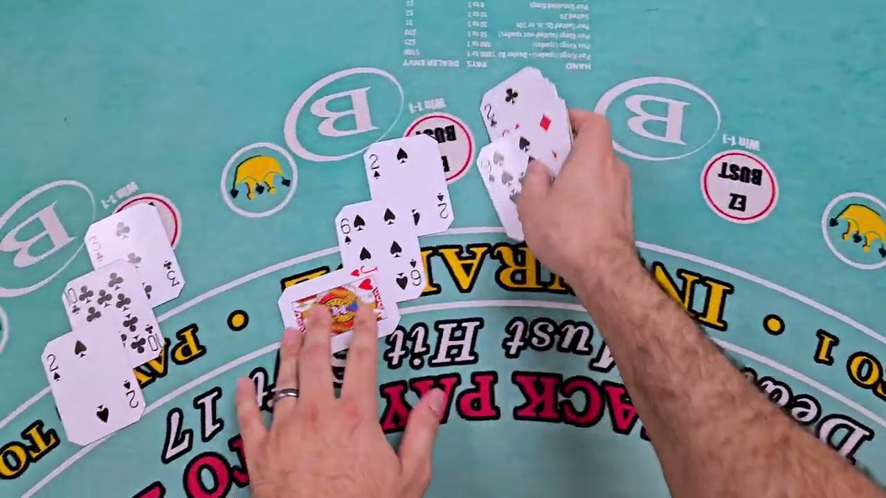 How a Blackjack Dealer Sweeps Up Cards || Deal like a PRO