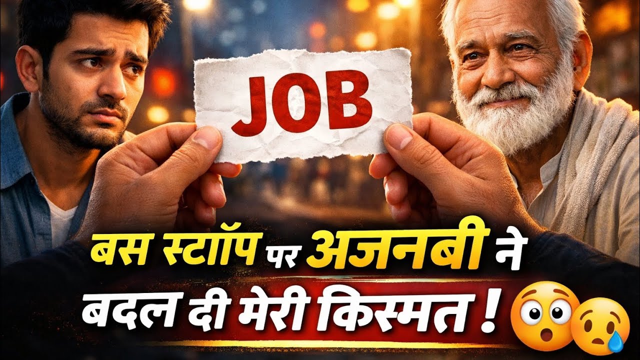 गरीब लड़के को बस स्टॉप पर मिला भगवान! 😢 | Emotional Hindi Story