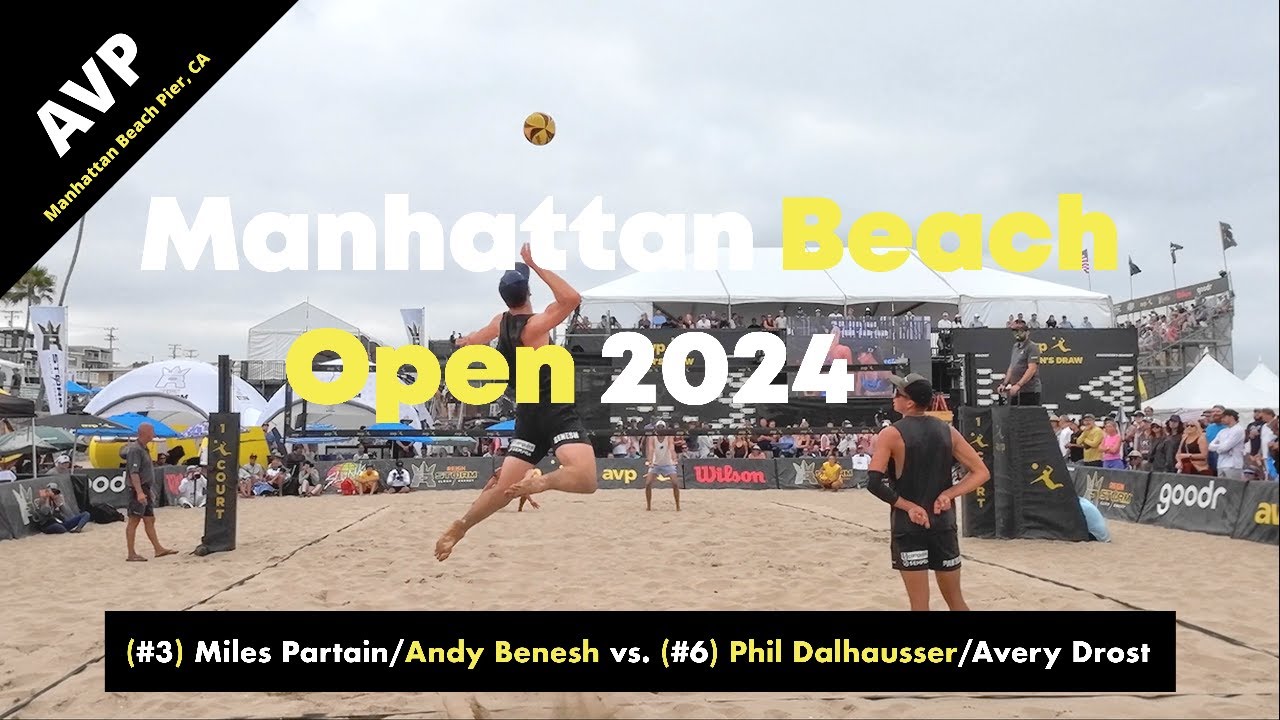 AVP 2024 MBO (#3) Benesh/Partain vs. (#6) Dalhausser/Drost | Olympians Match *Set 1 Highlights