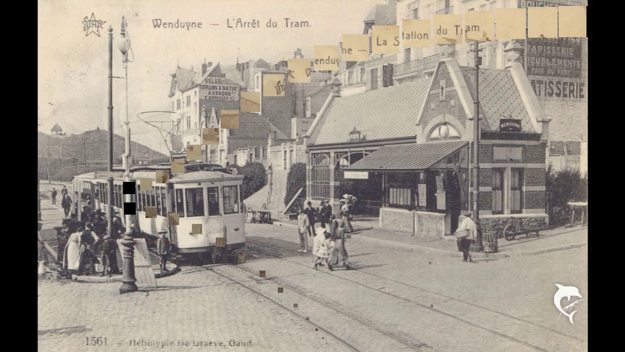 De tram in Wenduine