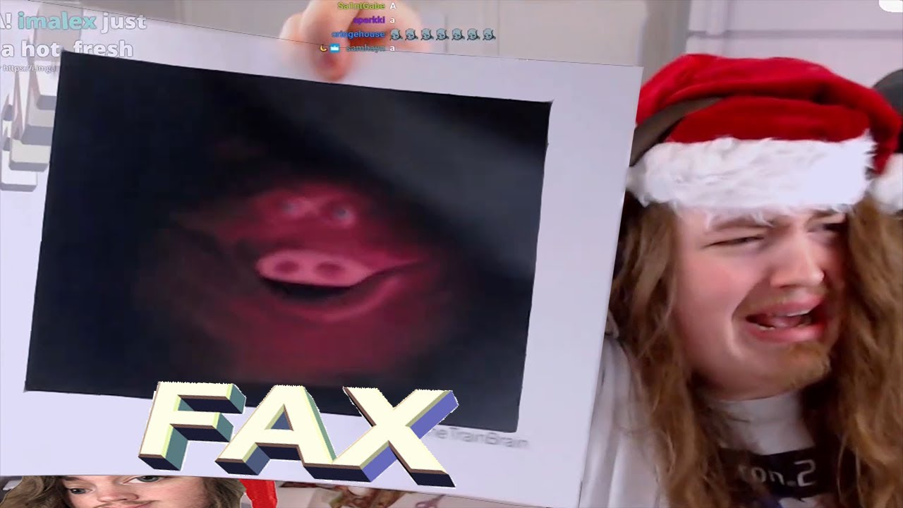 I let my twitch chat donate through a fax machine AGAIN (aka FAXMAS)