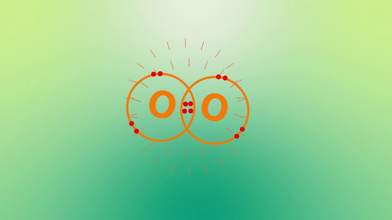 formation of covalent bond in oxygen molecule