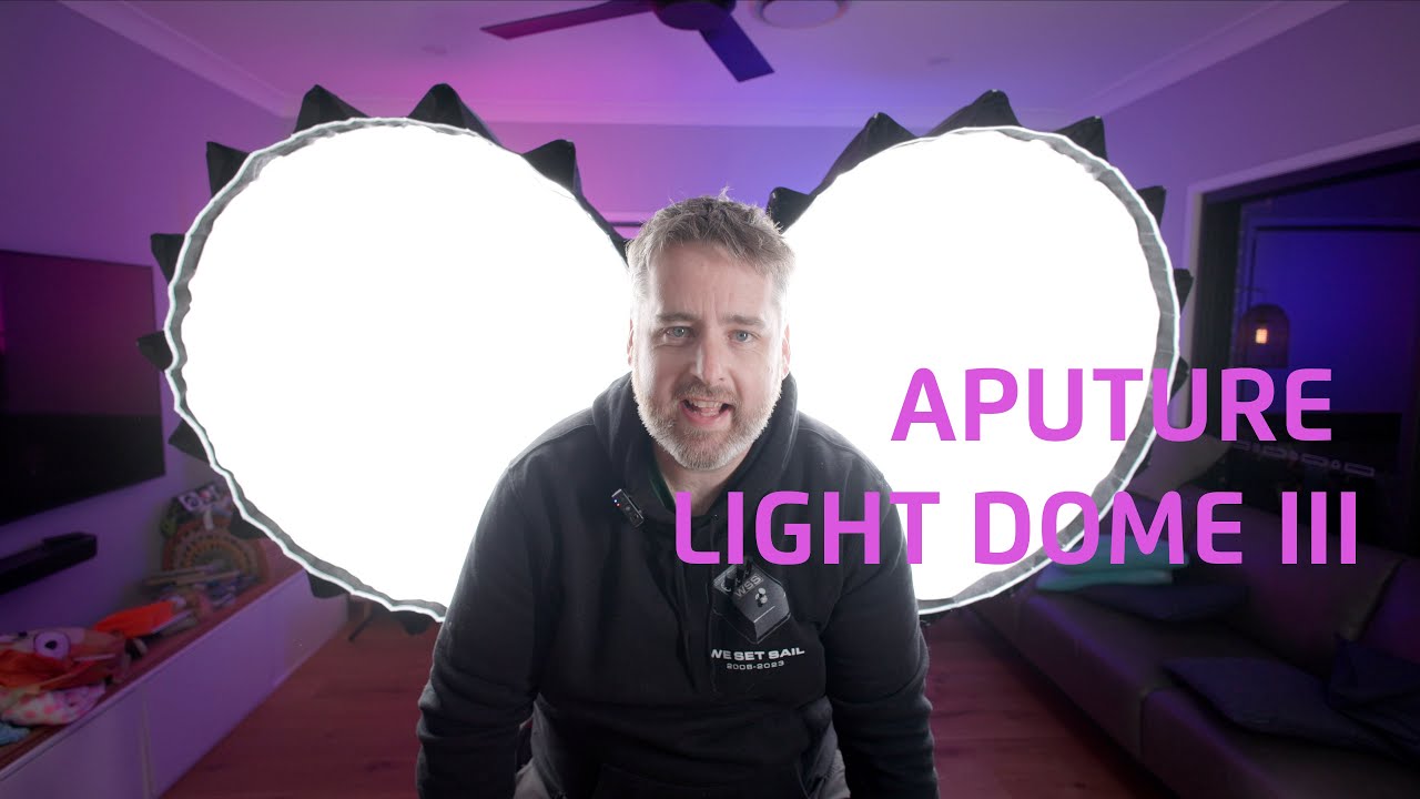 Aputure Light Dome III - setting up for the first time