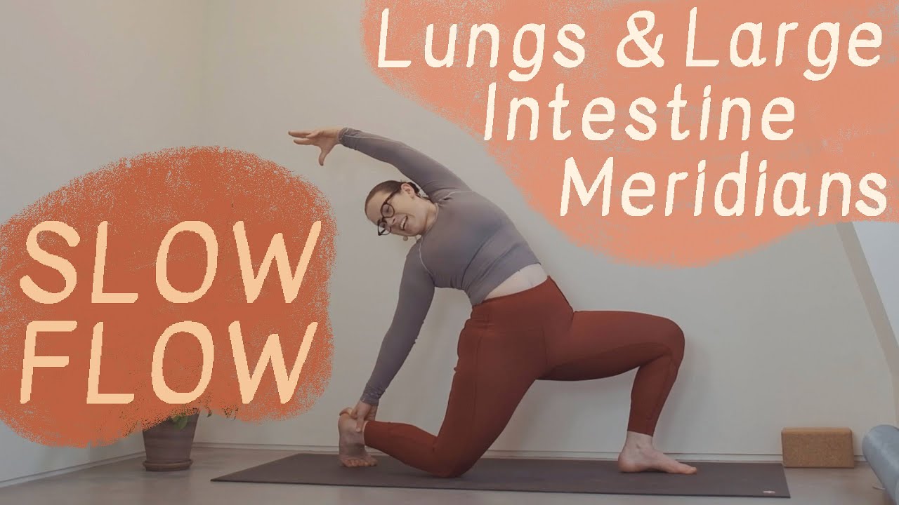 SLOW FLOW: Lungs & Large Intestine Meridians | 40-Minute Yang to Yin Yoga with Oceana Mariani