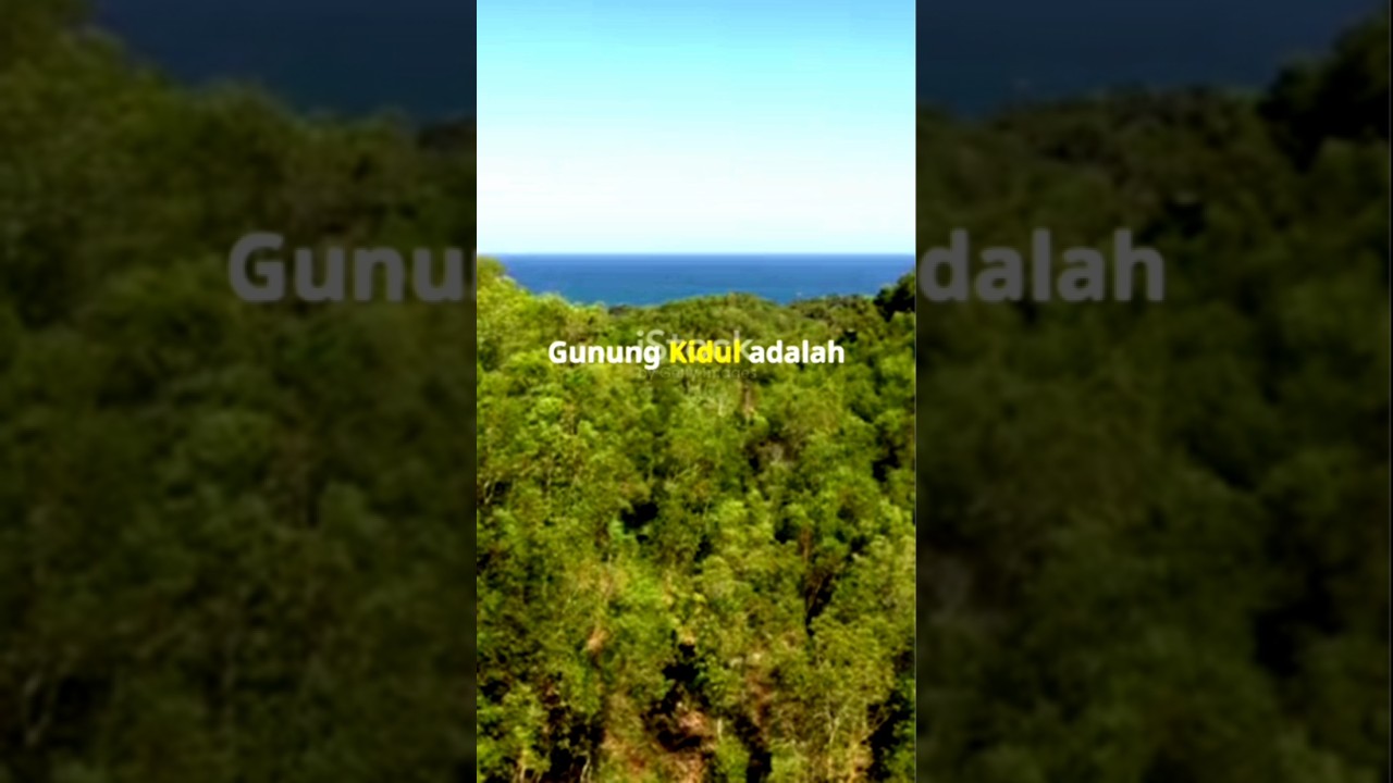 Why You Should Visit Gunung Kidul, Indonesia #shorts