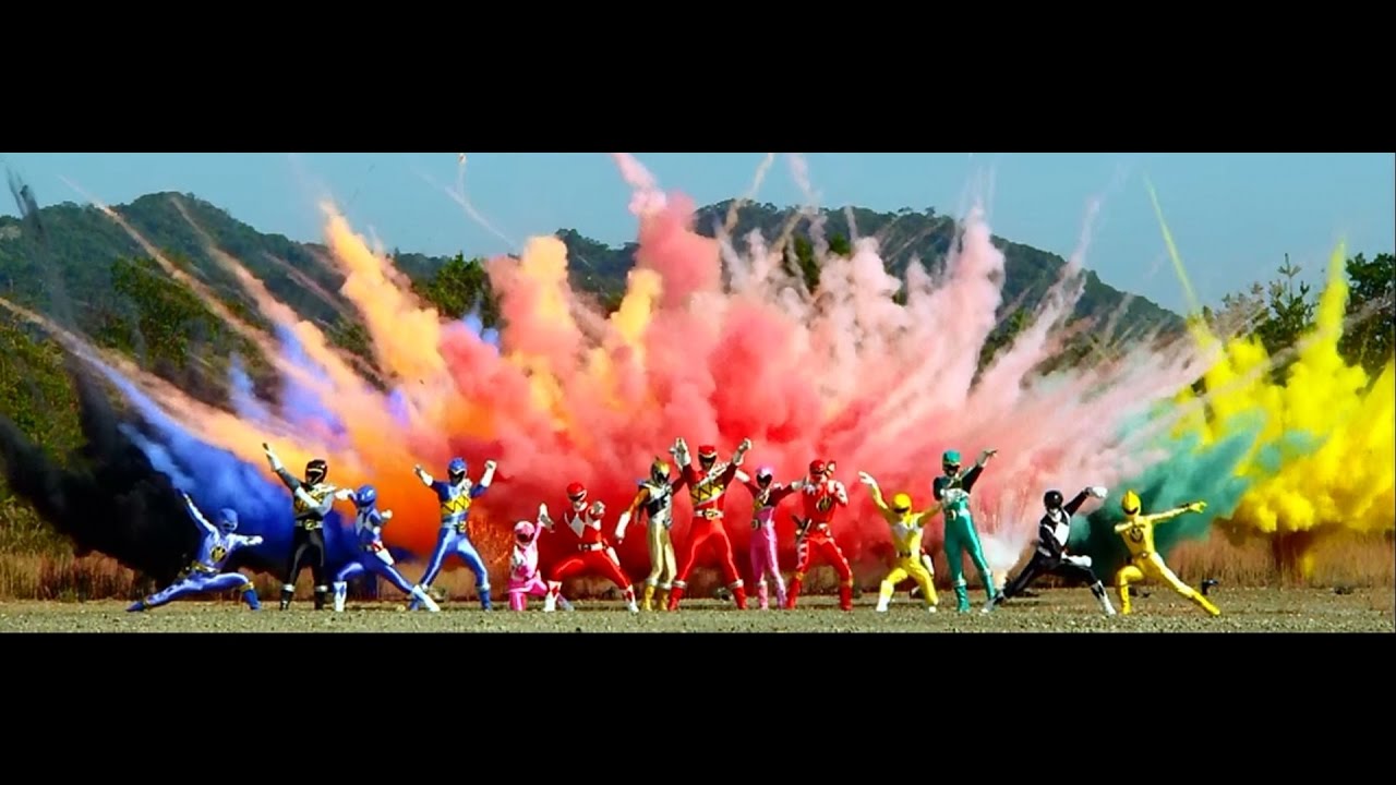 Power Rangers Dino Charge Team Up Fan Opening: Dino War