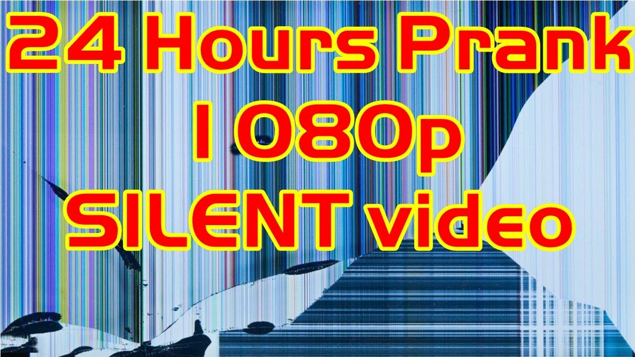 24 Hour Prank Cracked Screen Background Video 1080p SILENT video #redigitt