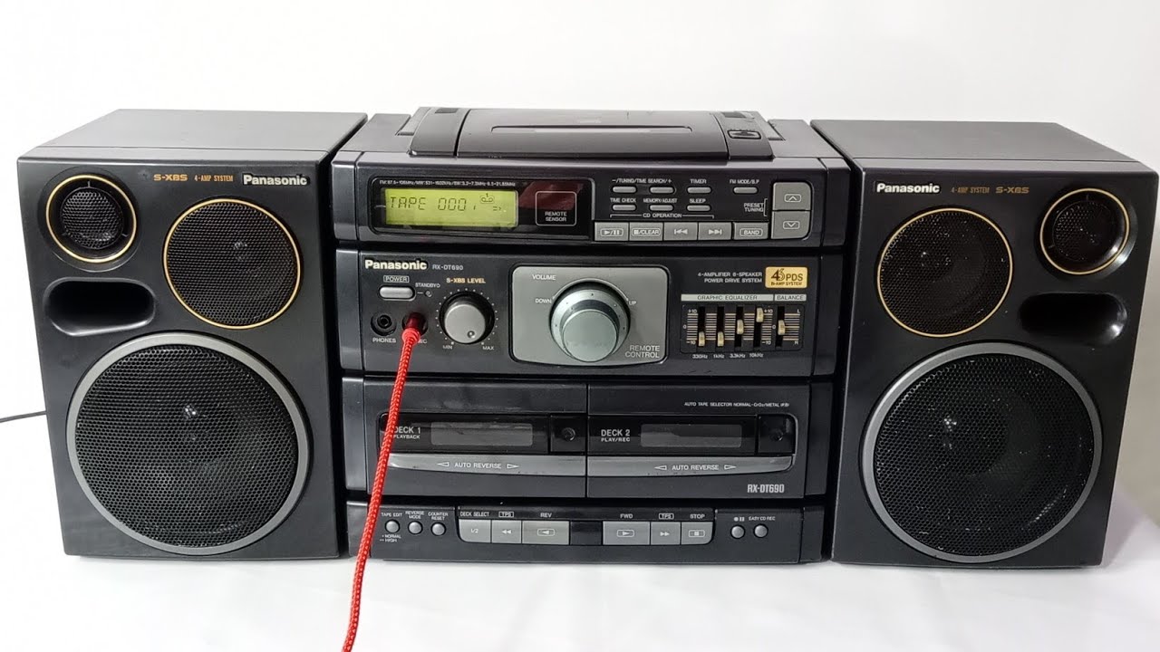 Panasonic RX-DT690 Connect to AUX