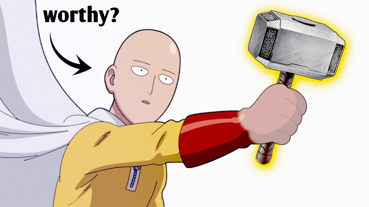 Who Can Lift Thor's Hammer in One Punch Man?