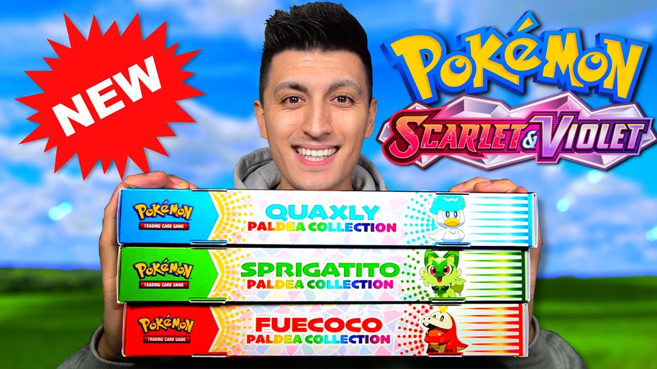 Pokémon Scarlet & Violet Cards! Opening EVERY Pokemon PALDEA Collection Box!