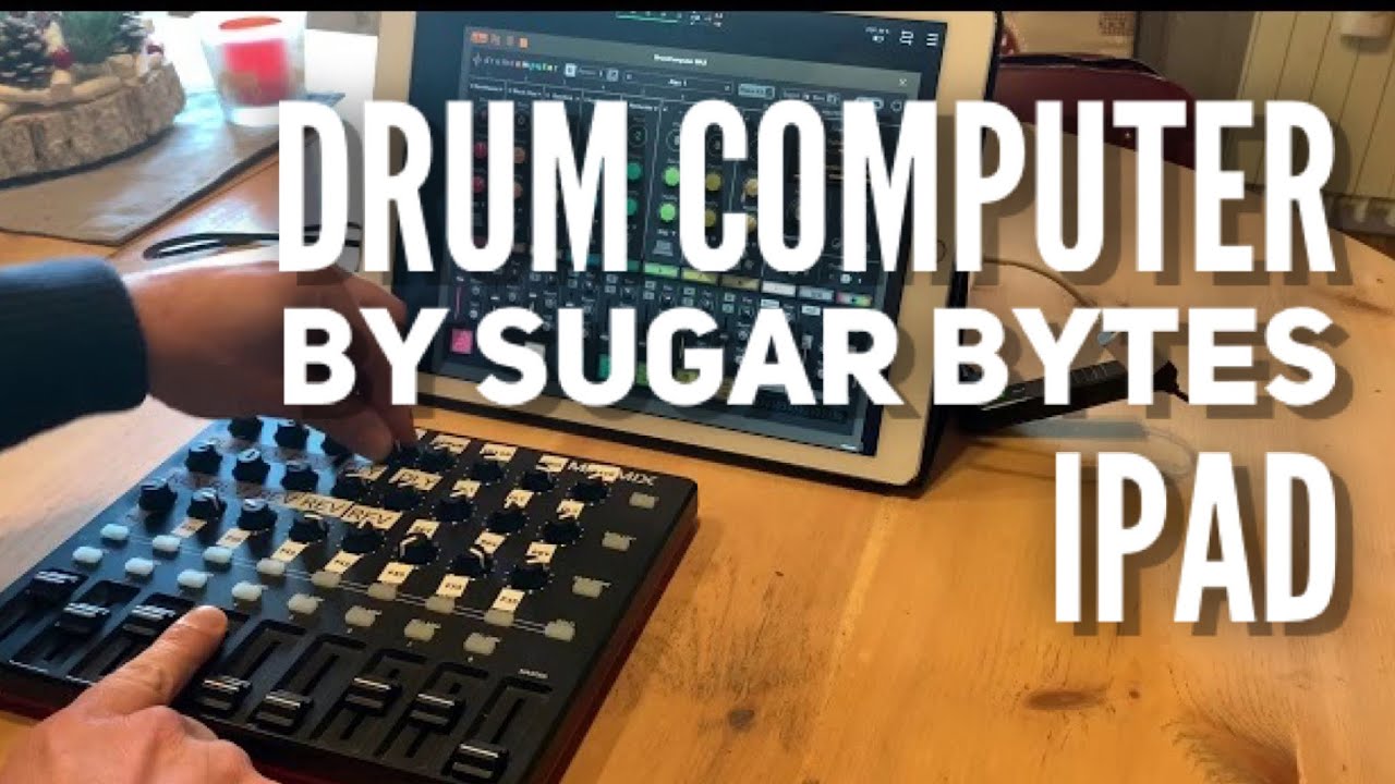 Drum computer ios controlled via #akai #midimix