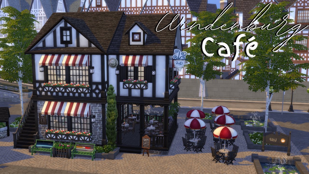 Windenburg Caf&eacute; ☕️ // The Sims 4: Speed Build