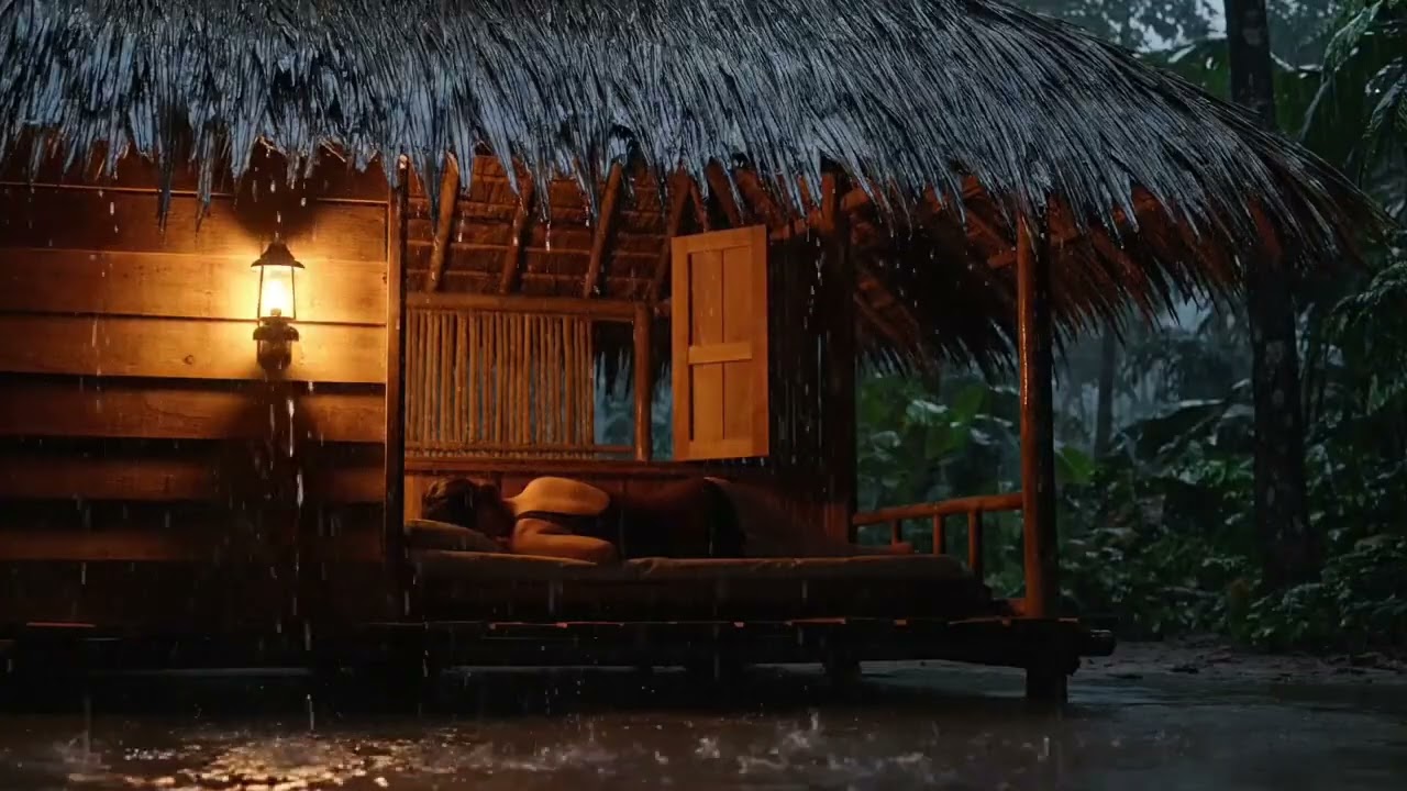 Tropical Forest Rain Sounds 🌧️ ASMR | Sleep & Meditation