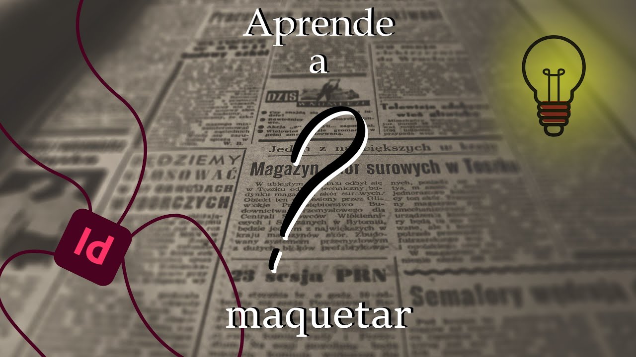 Como maquetar un periódico en InDesign rápido y fácil