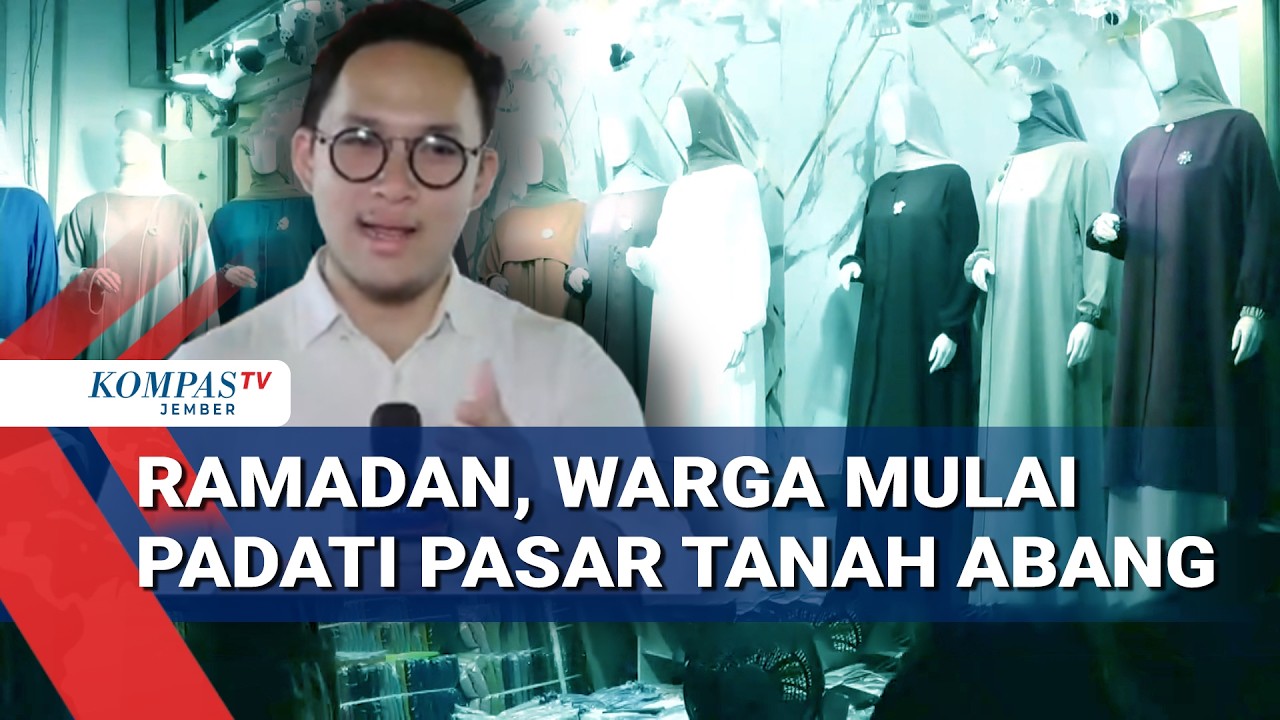Pekan Pertama Ramadan, Pasar Tanah Abang Dipadati Pembeli Persiapan Lebaran