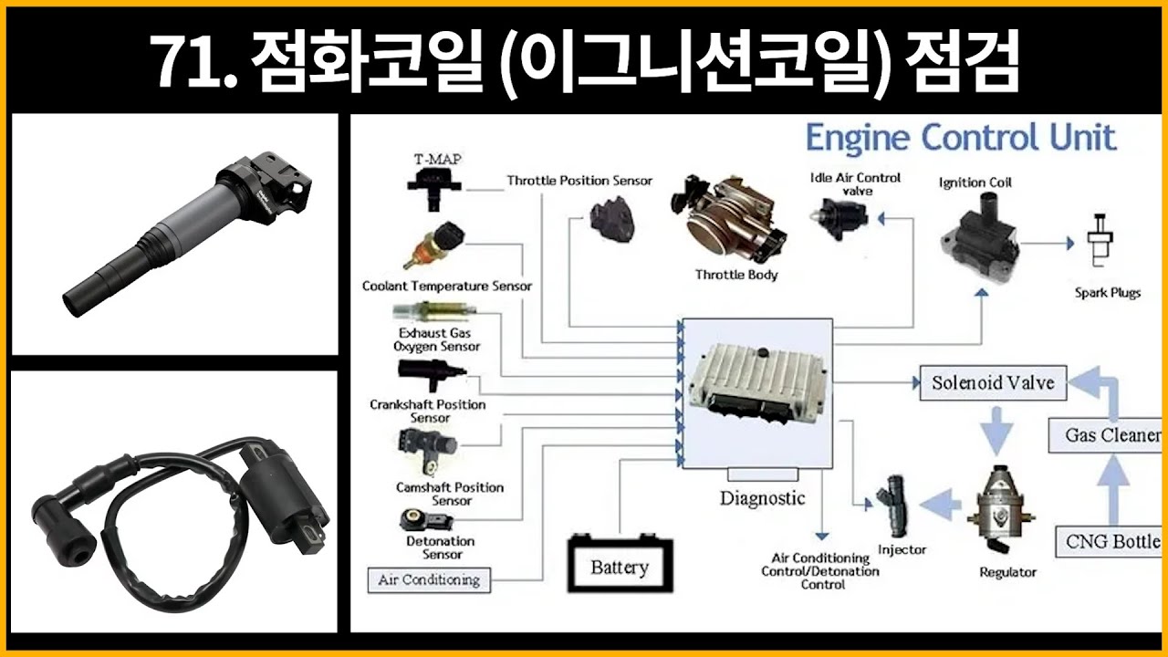 71.점화코일 점검(이그니션코일)