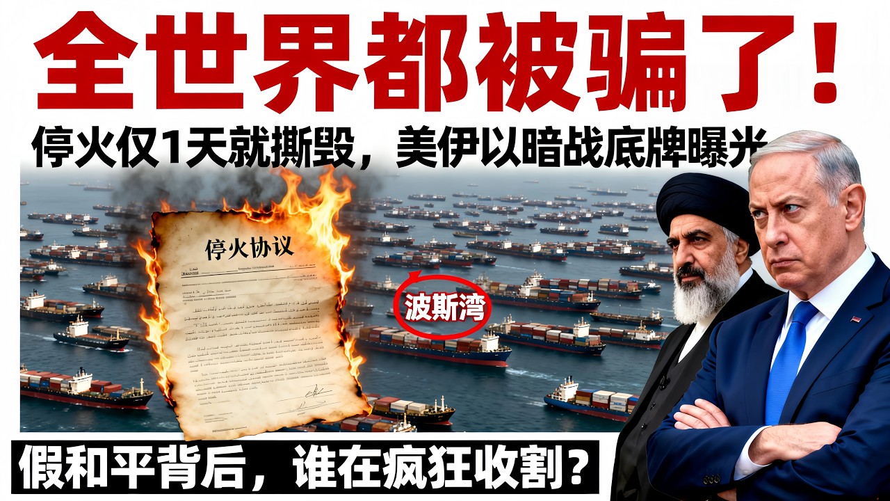 突發！停火協議僅存活1天？2萬船員慘遭封鎖波斯灣，伊朗為何突然要求「加密貨幣」收過路費？ #霍尔木兹海峡#停火协议#伊朗美国谈判#油价走势#波斯湾被困船只
