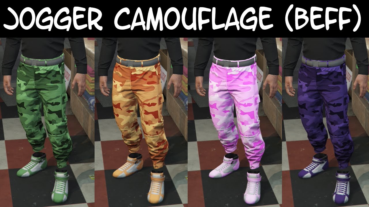 ✅ FAIRE SES JOGGER EN CAMO + MERGE CHAUSSURES (BEFF) GLITCH GTA 5 ONLINE 2023