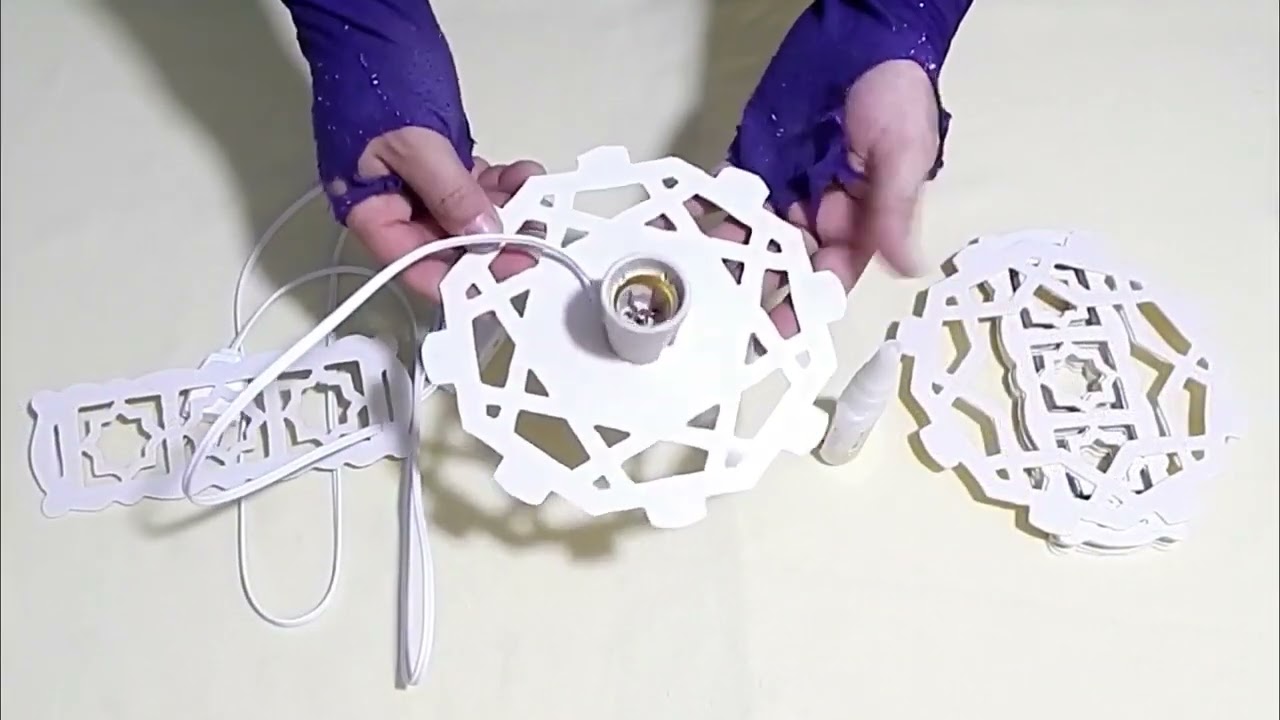 Luminária de pvc super fácil de fazer