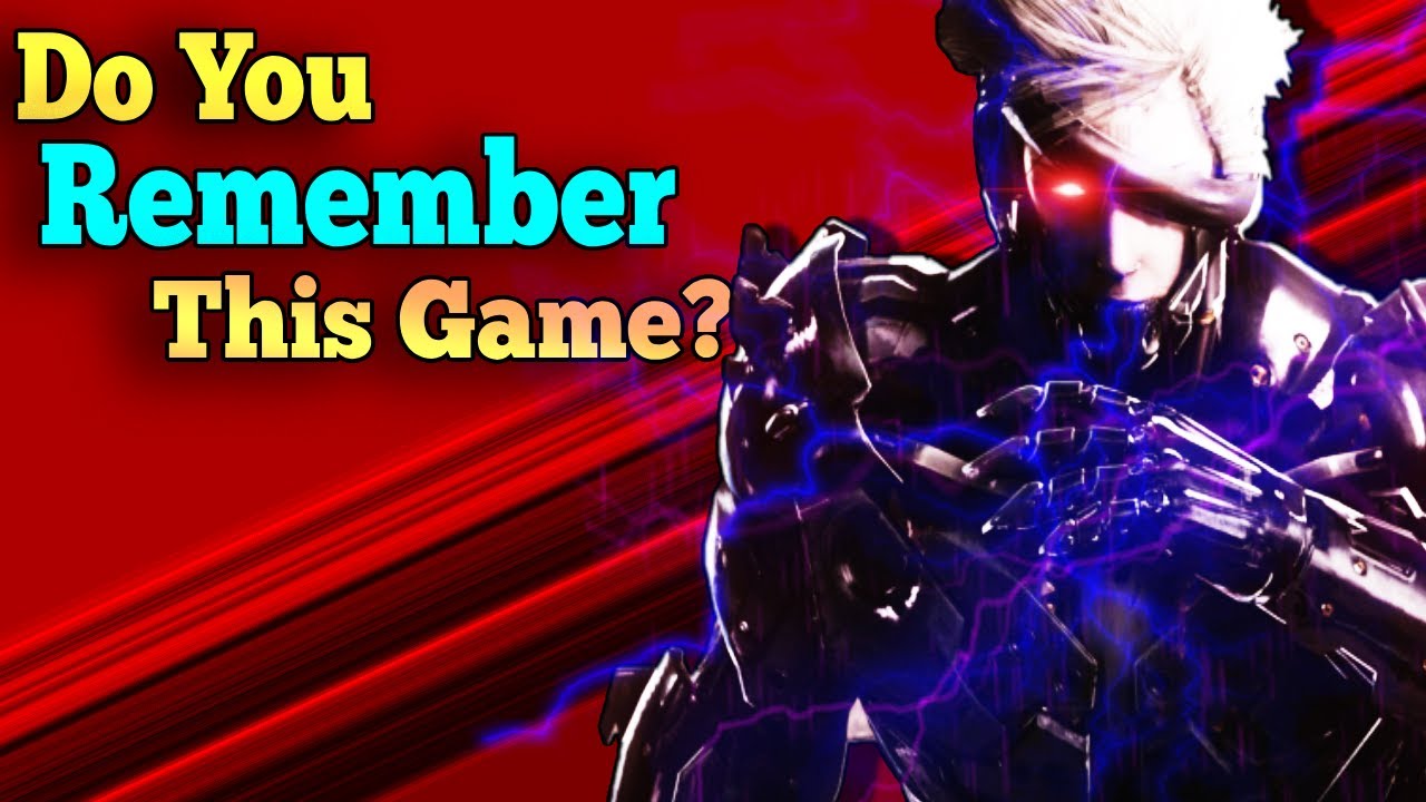 Do you remember this game? | Metal Gear Rising Revengeance
