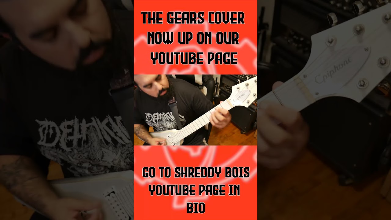 Check out our new cover for The Gears by the band Dethklok, now on our youtube page \m/  #dethklok