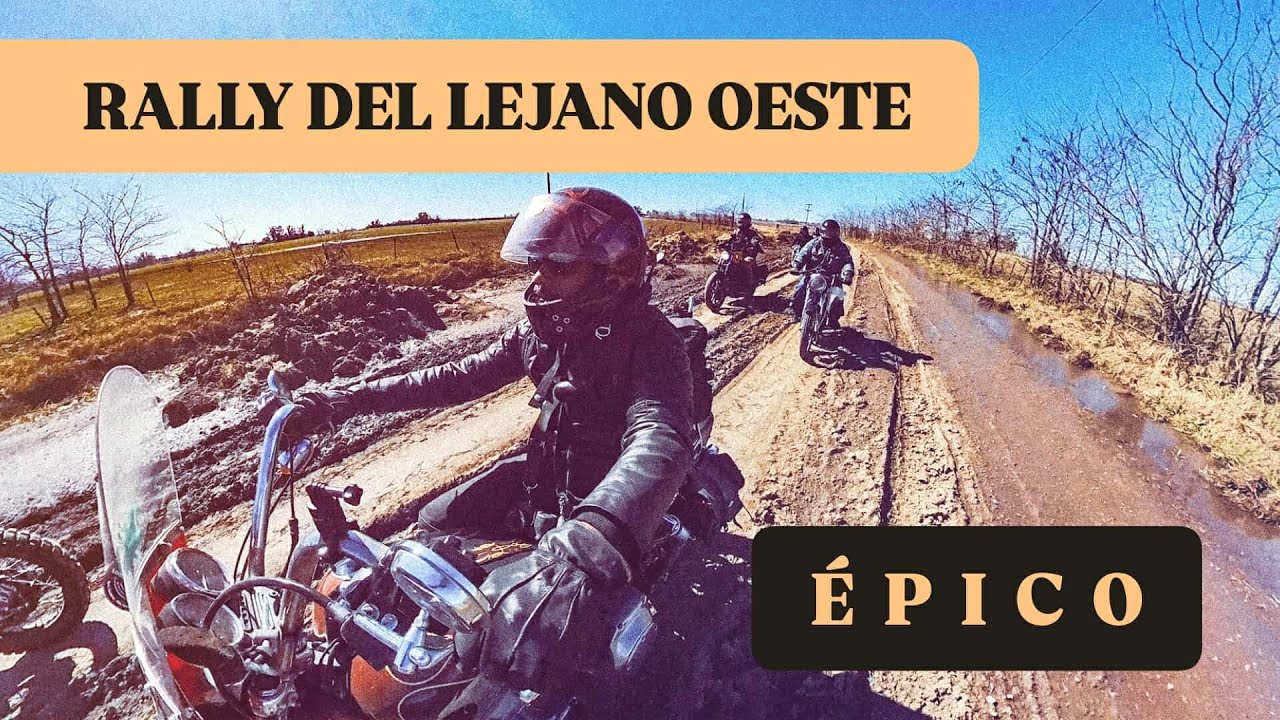 ⭐️RALLY DEL LEJANO OESTE⭐️ motos PRE 1980 en caminos rurales. ÉPICO