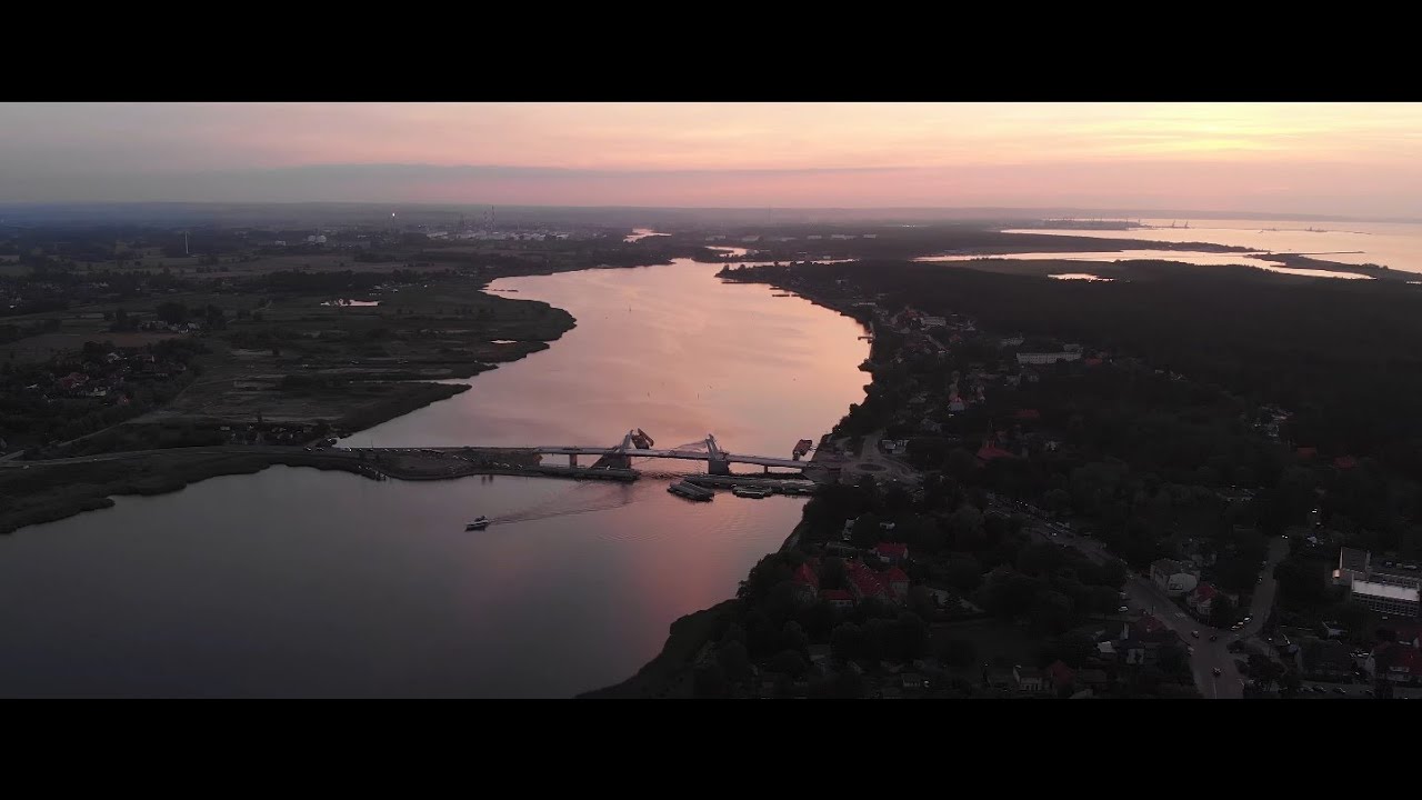 Wyspa Sobieszewska z lotu ptaka 2018