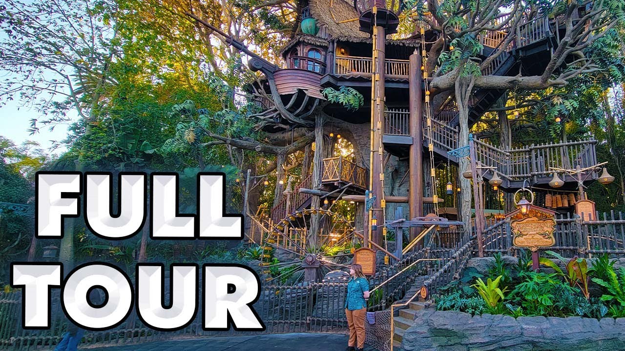 ПОЛНЫЙ ТУР по новому домику на дереве Adventureland! | Они ЭТО СДЕЛАЛИ!!!!
