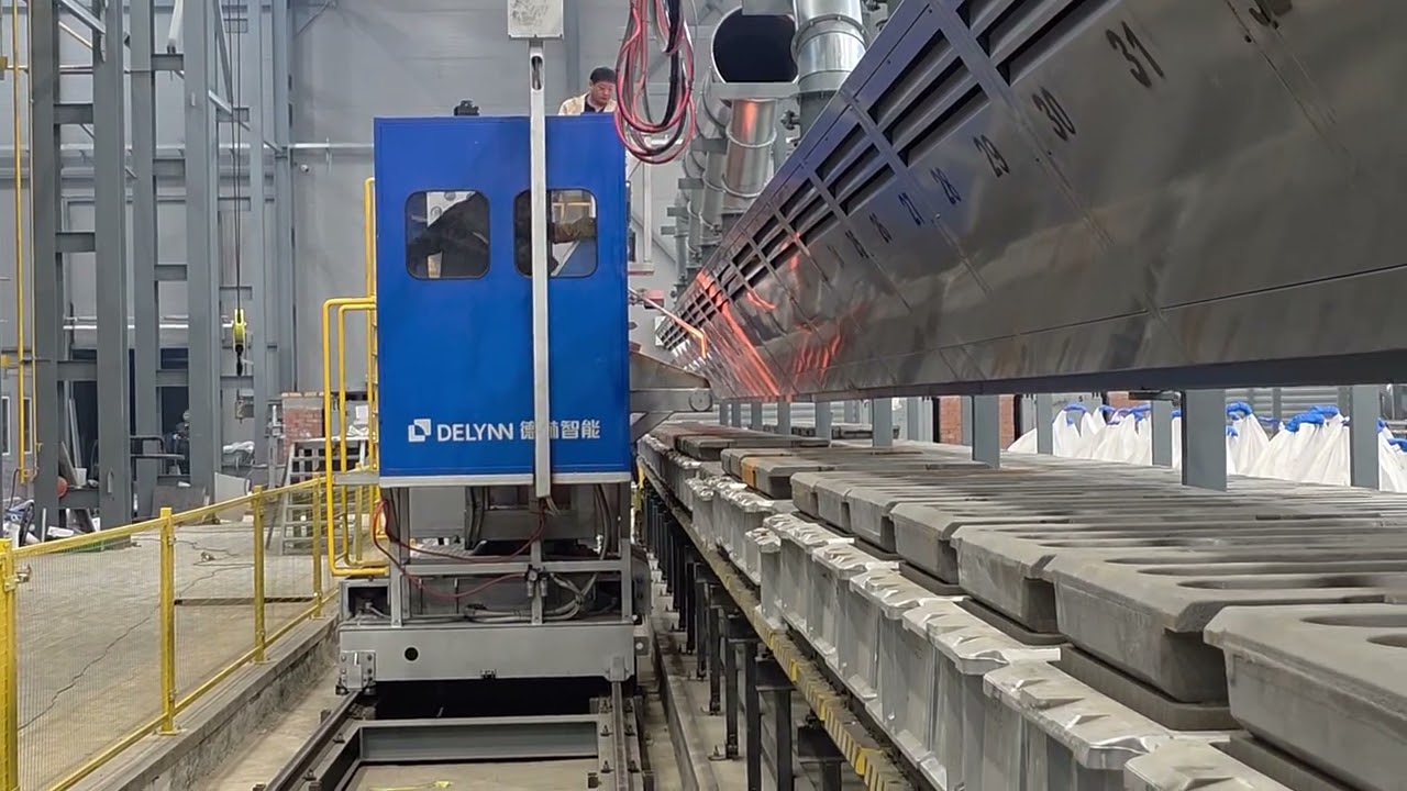 From melting to forming—one line does it all! Casting line for smoother, more efficient production.