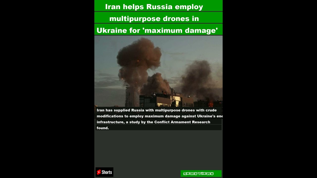 Iran helps Russia employ multipurpose drones in Ukraine for 'maximum damage'|