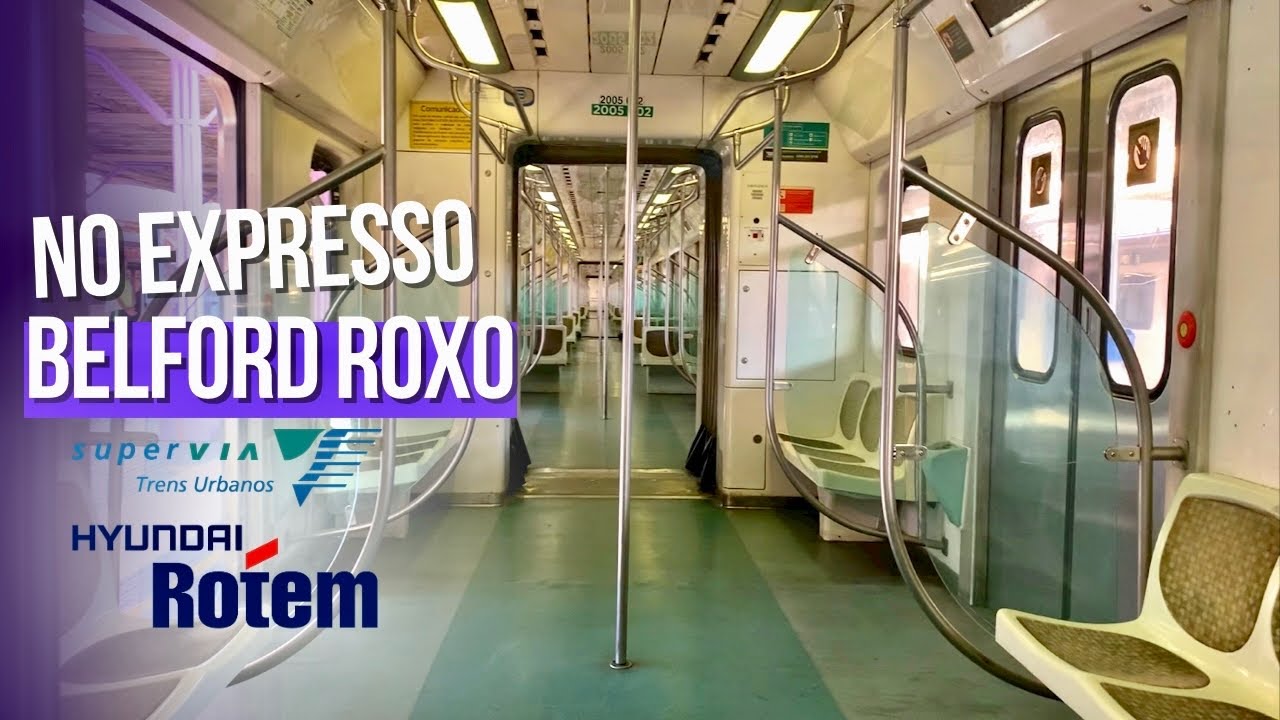 Supervia | No expresso, da Central a Belford Roxo (Viagem completa) | Trem Rotem série 2005